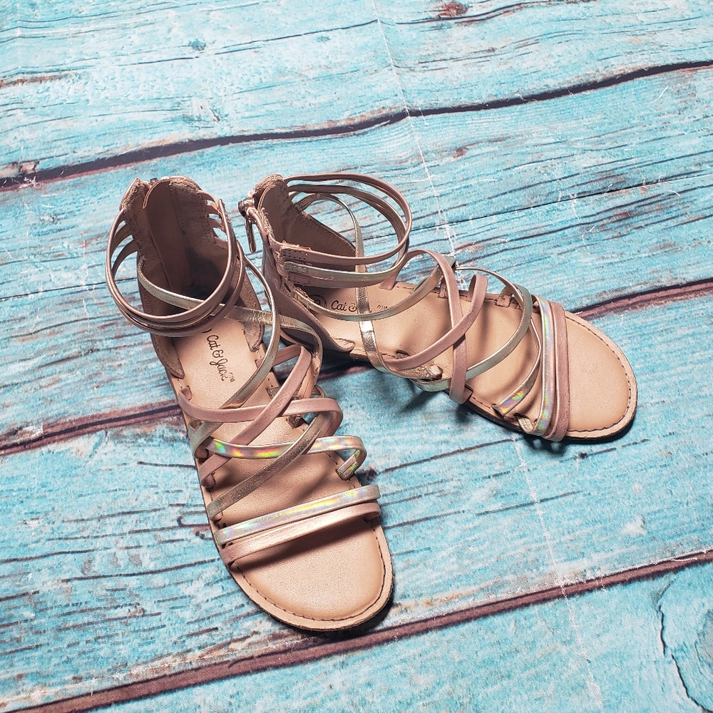 Cat & Jack Strappy Sandals Size 13